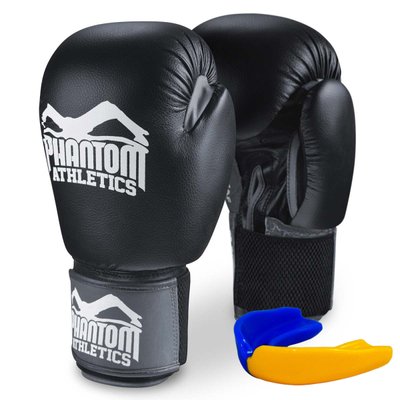 Боксерські рукавиці Phantom Ultra Black 10 унцій (капа в подарунок) 1881264552 фото