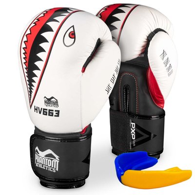 Боксерські рукавиці Phantom Fight Squad WEISS White 10 унцій (капа в подарунок) 1882102358 фото