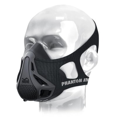 Маска для тренування дихання Phantom Training Mask Black S 2133442418 фото