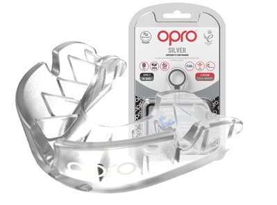 Капа OPRO Silver доросла (вік 11+) Clear (art.102502006) 1772172406 фото