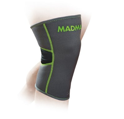 Наколінник MadMax MFA-294 Zahoprene Knee Support Dark Grey/Green S 2135164159 фото