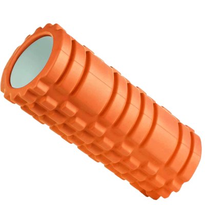 Масажний ролик (роллер) U-POWEX EVA foam roller (33x14см.) Orange 1969725207 фото