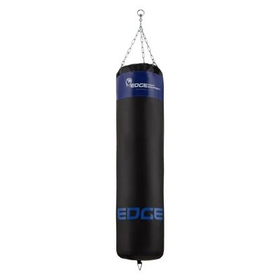 Боксерський мішок EDGE Lords 160*40см. вага 47 кг. EWW наповнений Black/Blue 2139917782 фото