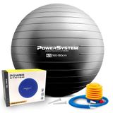 М'яч для фітнесу (фітбол) Power System PS-4012 Ø65 cm PRO Gymball Black 1413481598 фото