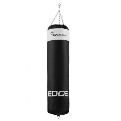 Боксерський мішок EDGE Lords 160*40см. вага 47 кг. EWW наповнений Black/White 2139917783 фото