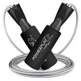 Скакалка швидкісна з підшипниками PowerPlay 4209 Sport Jump Rope Чорна (3m.) 1487938890 фото