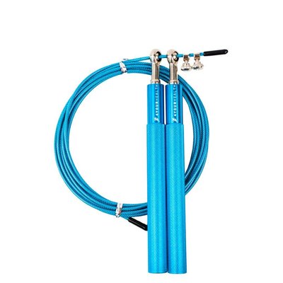 Скакалка швидкісна 4yourhealth Jump Rope Premium 3м металева на підшипниках 0200 Блакитна 1647885418 фото
