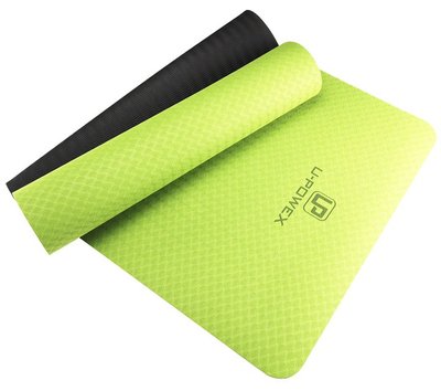 Килимок для йоги та фітнесу U-POWEX TPE Yoga mat Green/Black (183х61х0.6) 1969725222 фото