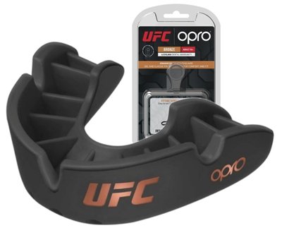 Капа боксерська OPRO Junior Bronze UFC Hologram Black (art.002264001) 1364935120 фото