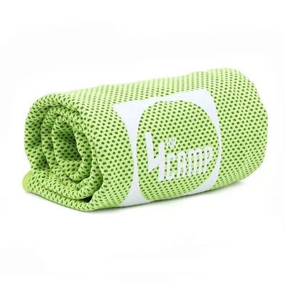 Охолоджувальний рушник для фітнесу та спорту 4CAMP з мікрофібри CT01 зелений 100*30см. 1688971312 фото